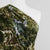 Chelsea - Juniper Green Scrolling Leaves Velour Jersey Fabric Mannequin Close Up Image from Patternsandplains.com