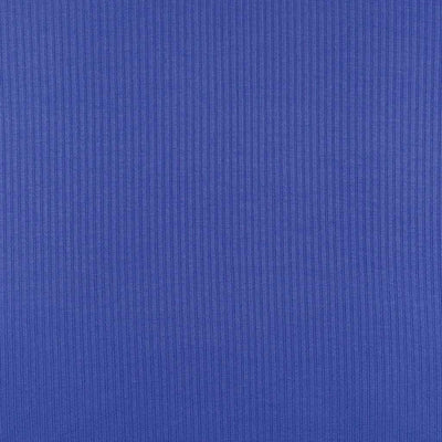 Fuji - Cobalt Blue Bamboo and Elastane Rib Knit Fabric Main Image from Patternsandplains.com