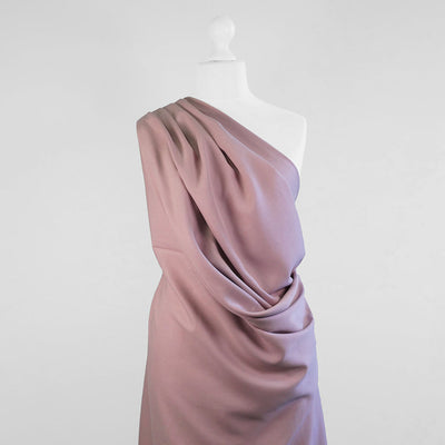 Helsinki - Soft Pink Lyocell Woven Twill Fabric Mannequin Wide Image from Patternsandplains.com