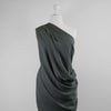 Liege - Thunder Grey Viscose Linen Silky Noil Woven Fabric Mannequin Wide Image from Patternsandplains.com