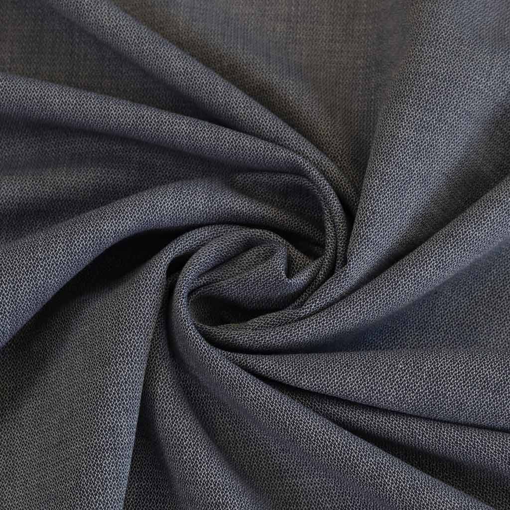 Lovey Dobby Evening Lake View Textured Denim Woven Fabric by Art Gallery Fabrics Detail Swirl Image from Patternsandplains.com