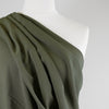 Madison - Sage Green Viscose Crepe Woven Fabric Mannequin Close Up Image from Patternsandplains.com