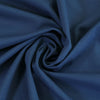 Milan - French Blue Viscose Rich Ponte de Roma Fabric Detail Swirl Image from Patternsandplains.com