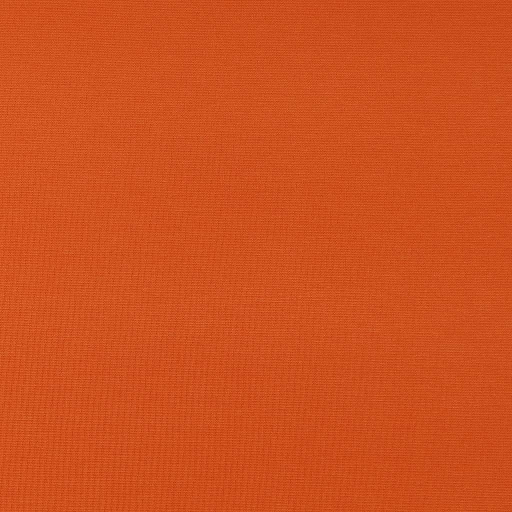 Milan - Pumpkin Orange Viscose Rich Ponte de Roma Fabric Main Image from Patternsandplains.com