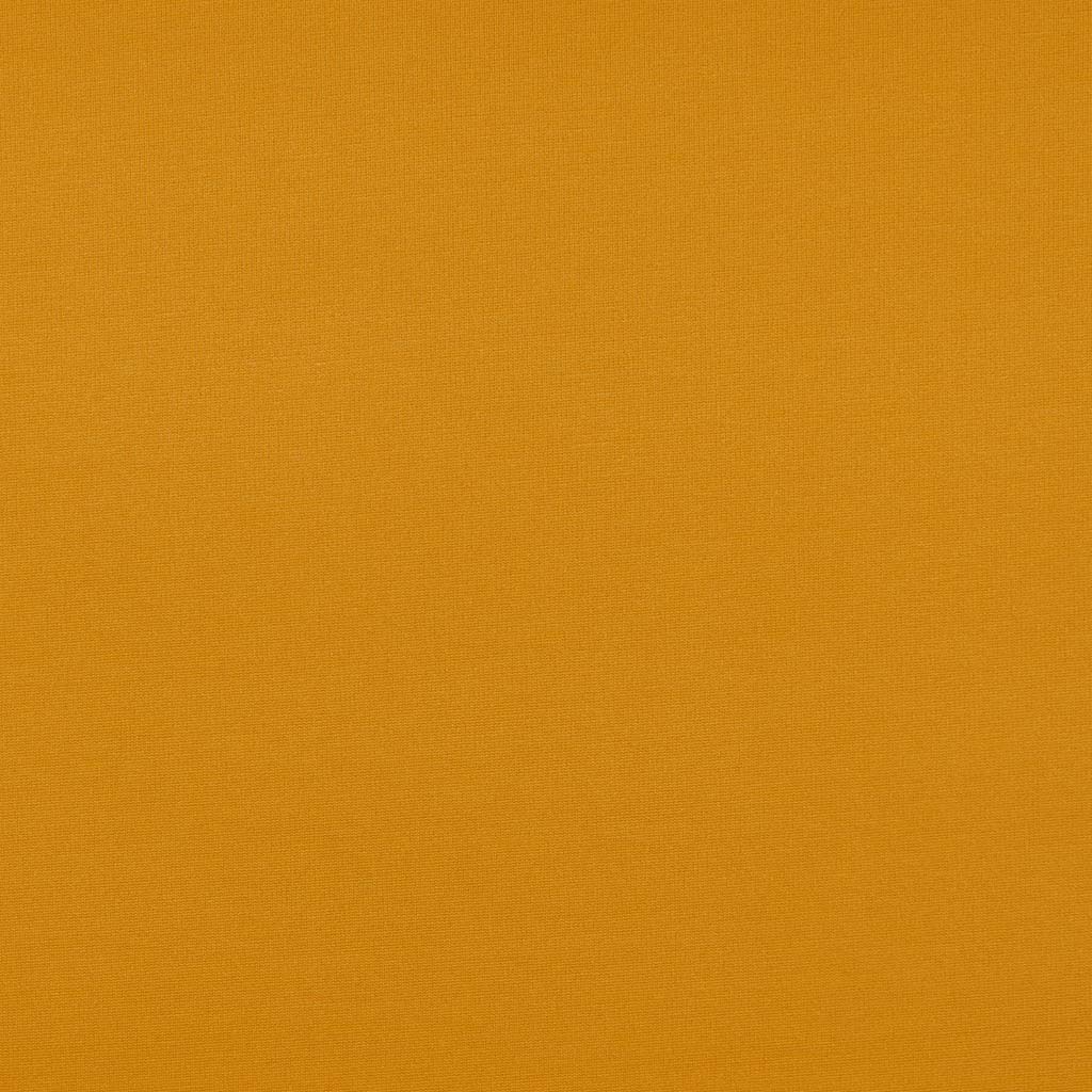 Milan - Saffron Yellow Viscose Rich Ponte de Roma Fabric Main Image from Patternsandplains.com
