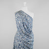Mitaki - Blue Fragments Crepe de Chine Woven Fabric Mannequin Wide Image from Patternsandplains.com
