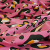 Monteray - Pink Large Leopard Cotton Elastane Single Jersey Fabric Feature Image from Patternsandplains.com
