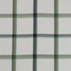 Nairn - Green Yarn Dyed Asymmetrical Plaid Woven Fabric Main Image from Patternsandplains.com