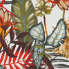 Palermo - Red Jungle Viscose Linen Woven Fabric Main Image from Patternsandplains.com