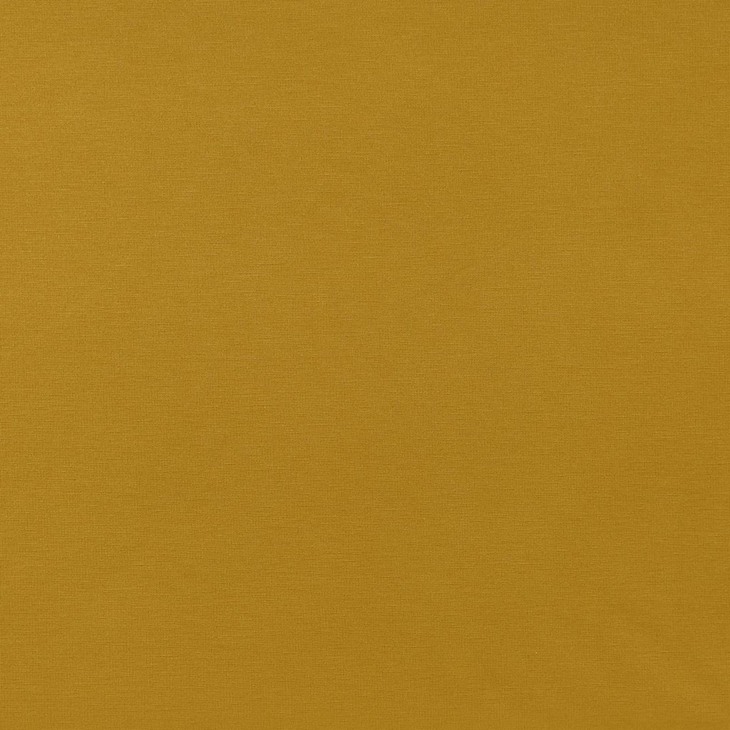 Rome Ochre Yellow Viscose Rich Heavy Ponte de Roma Stretch Fabric Main Image from Patternsandplains.com