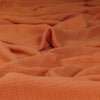 Seoni - Sunrise Orange Cotton Double Gauze Woven Fabric Feature Image from Patternsandplains.com