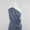 Spa - Airforce Blue, Viscose and Linen Woven Fabric Mannequin Wide Image from Patternsandplains.com
