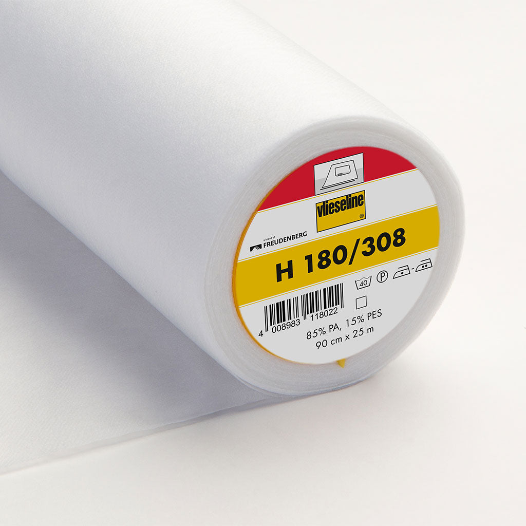 Vlieseline EasyFuse Light Ultrasoft Iron-On Interfacing White H180/308 from Patternsandplains.com 