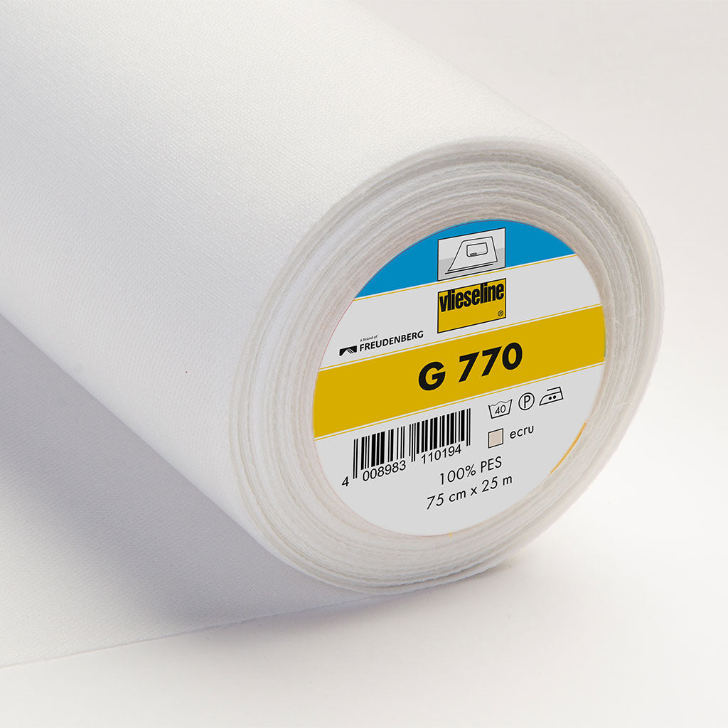 Vlieseline Fusible Woven Stretch Interfacing Ecru G770 From Patternsandplains.com