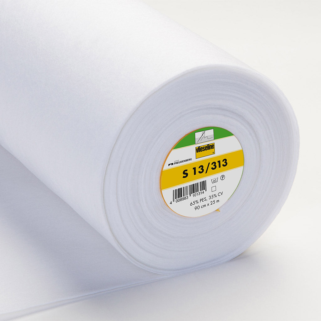 Vlieseline Sew-in Standard Heavy Interfacing White S13/313 from Patternsandplains.com