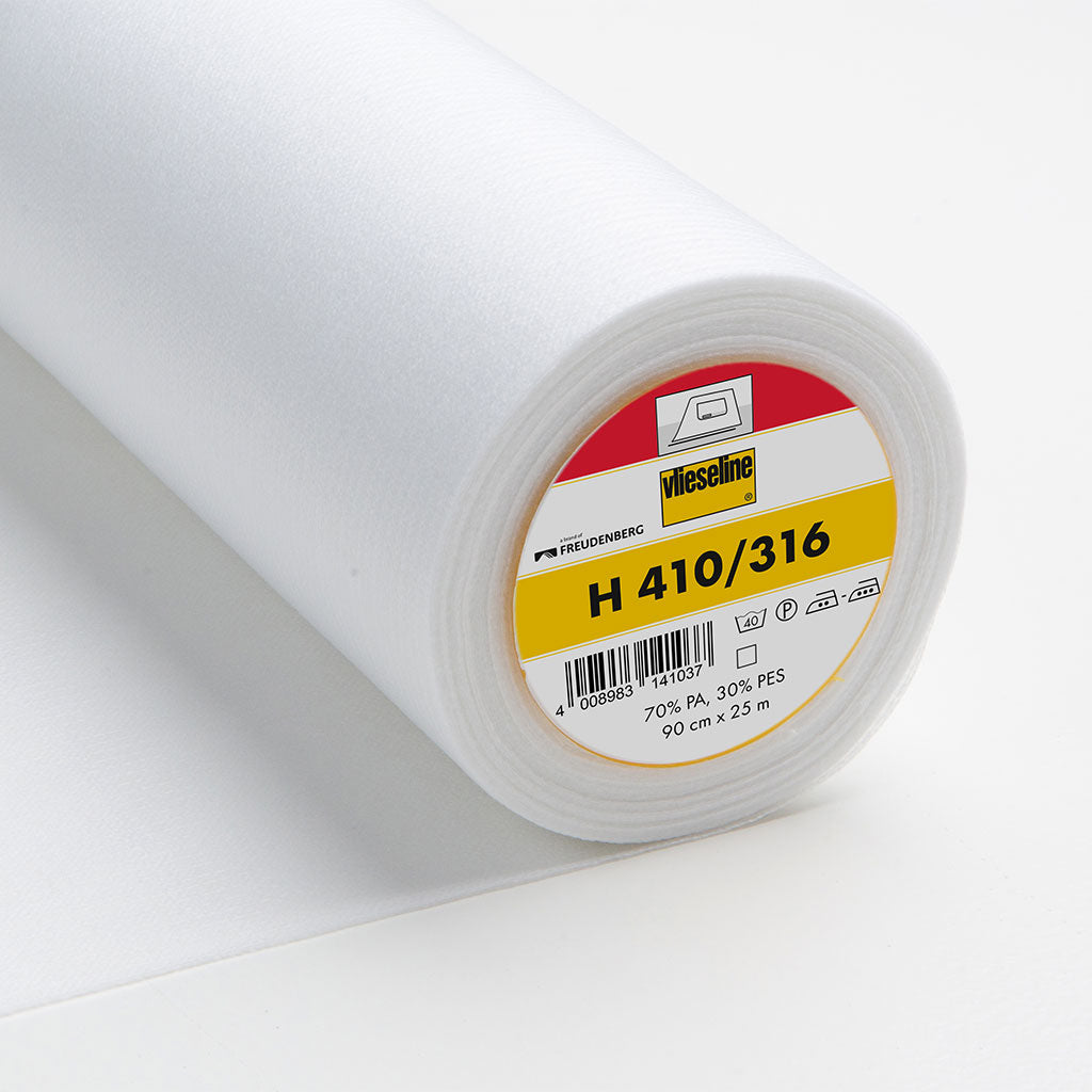 Vlieseline Ultrasoft Heavy Iron-On Interfacing White H410/316 from Patternsandplains.com