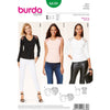 Burda B6630 Womens Shirt Sewing Pattern 6630 Image 1 From Patternsandplains.com