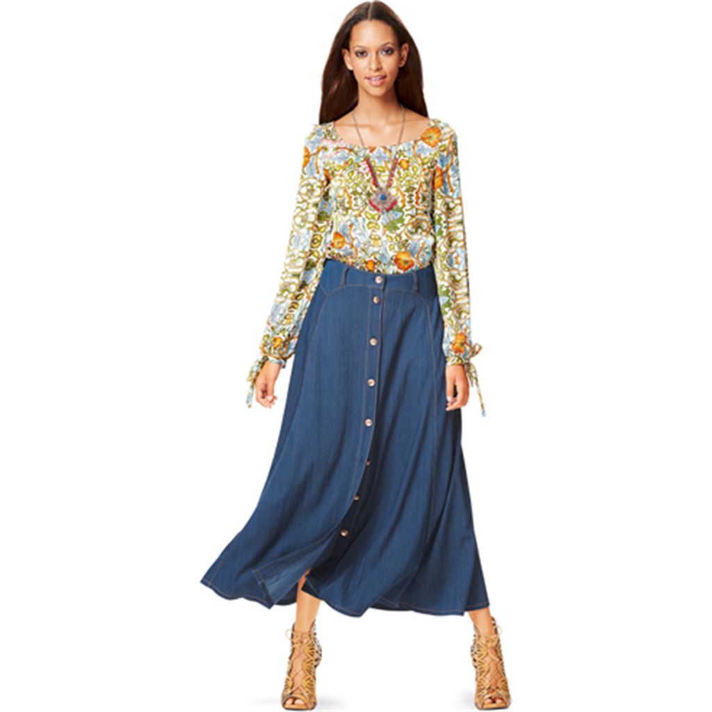 Burda B6685 Womens Dress and Blouse Sewing Pattern 6685 Image 4 From Patternsandplains.com