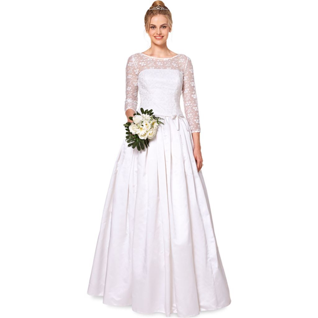 Burda B6776 Evening and Bridal Wear Sewing Pattern 6776 Image 5 From Patternsandplains.com