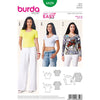Burda B6820 Tops Shirts Blouses Sewing Pattern 6820 Image 1 From Patternsandplains.com