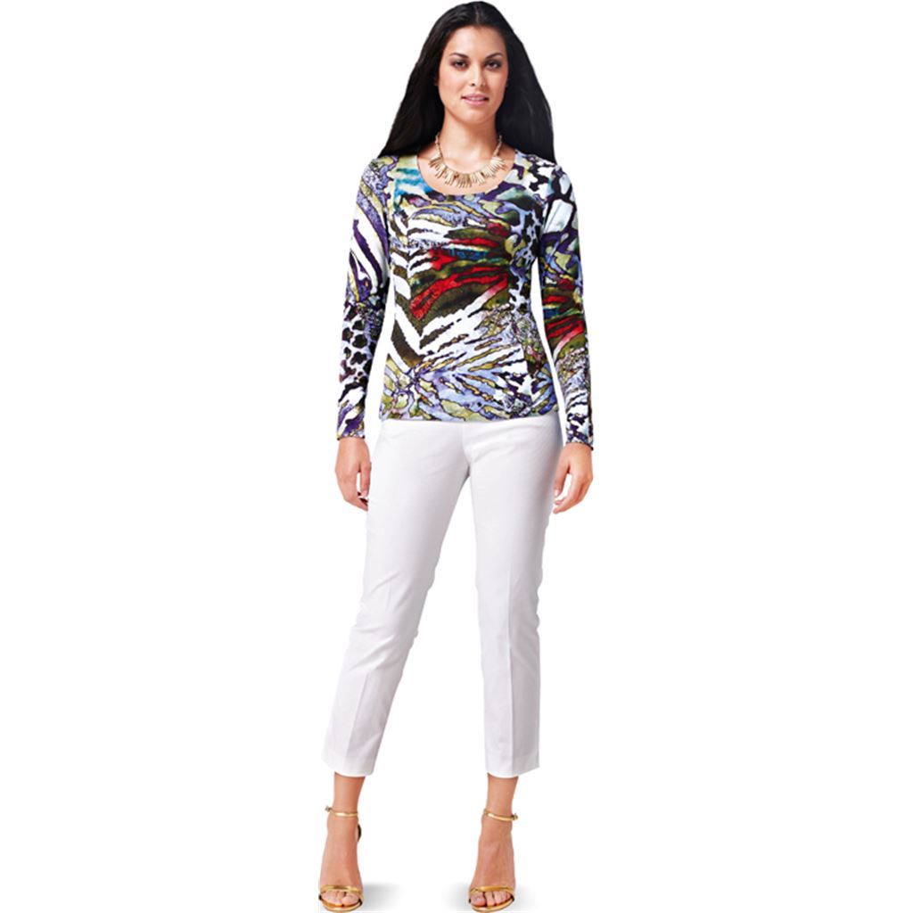 Burda B6820 Tops Shirts Blouses Sewing Pattern 6820 Image 4 From Patternsandplains.com