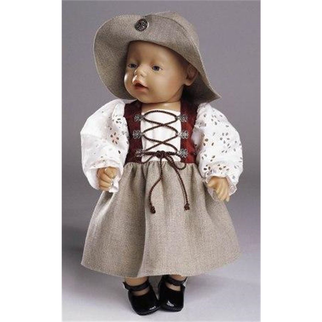 Burda B8308 Doll Clothes Sewing Pattern 8308 Image 2 From Patternsandplains.com