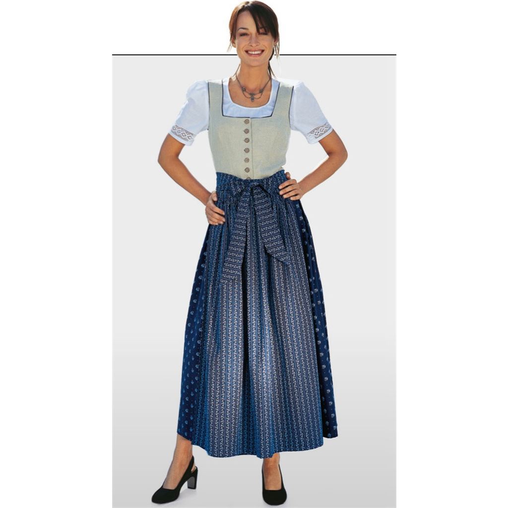 Burda B8448 Dirndl Dress Sewing Pattern 8448 Image 2 From Patternsandplains.com