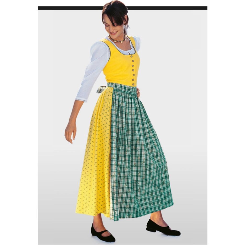 Burda B8448 Dirndl Dress Sewing Pattern 8448 Image 3 From Patternsandplains.com