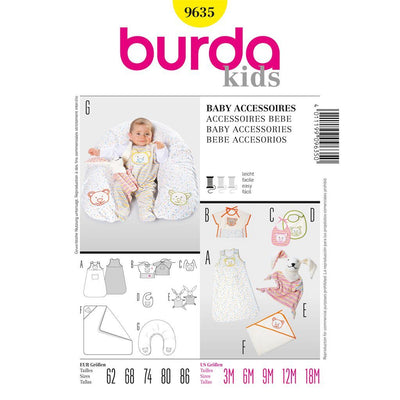 Burda B9635 Burda Style Baby Accessories 9635 Image 1 From Patternsandplains.com