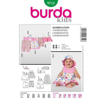 Burda B9712 Coordinates Sewing Pattern 9712 Image 1 From Patternsandplains.com