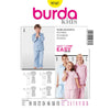 Burda B9747 Pyjamas Sewing Pattern 9747 Image 1 From Patternsandplains.com