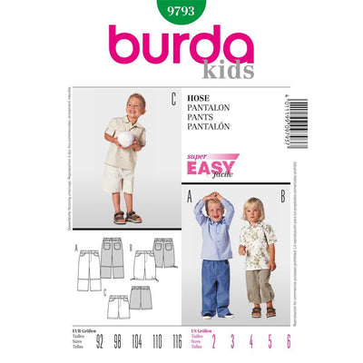 Burda B9793 Trousers Sewing Pattern 9793 Image 1 From Patternsandplains.com