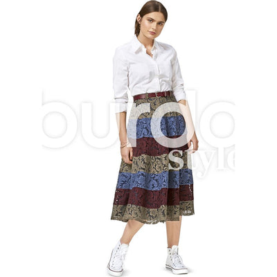 Burda Style B6849 Top Shirt and Blouse Sewing Pattern 6849 Image 8 From Patternsandplains.com