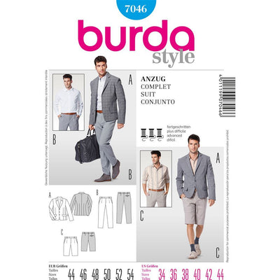 Burda Style B7046 Suit Sewing Pattern 7046 Image 1 From Patternsandplains.com