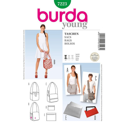 Burda Style B7223 Bag Sewing Pattern 7223 Image 1 From Patternsandplains.com