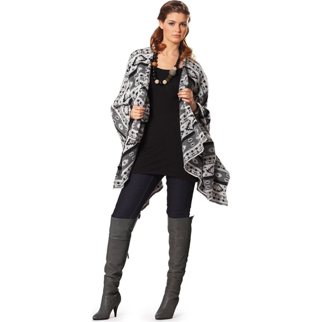 Burda Style B7313 Cape Sewing Pattern 7313 Image 5 From Patternsandplains.com