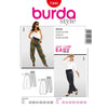 Burda Style B7400 Trousers Sewing Pattern 7400 Image 1 From Patternsandplains.com