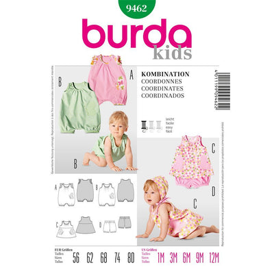 Burda Style B9462 Kids Coordinates Sewing Pattern 9462 Image 1 From Patternsandplains.com