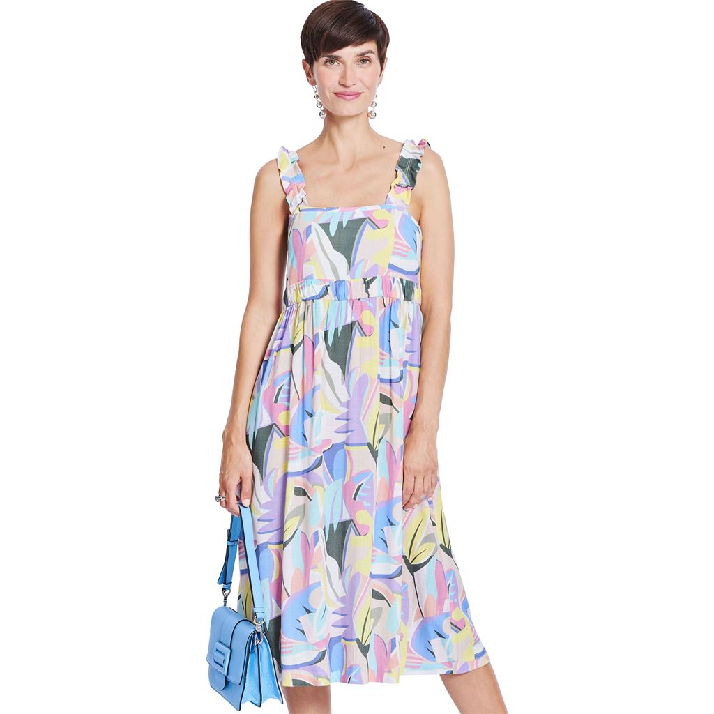 Burda Style Pattern 5821 Misses Dress B5821 Image 3 From Patternsandplains.com