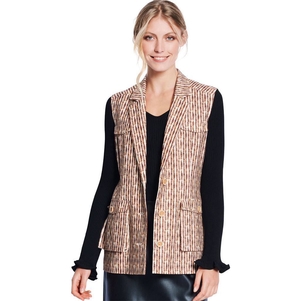 Burda Style Pattern 5827 Misses Vest B5827 Image 3 From Patternsandplains.com