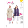 Burda Style Pattern 5840 Misses Coat and Vest B5840 Image 1 From Patternsandplains.com