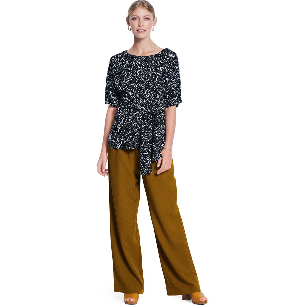 Burda Style Pattern 5843 Misses Shirt B5843 Image 4 From Patternsandplains.com