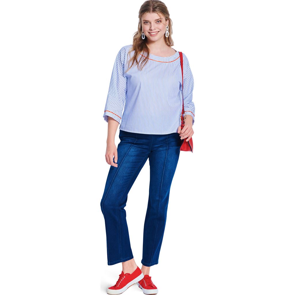 Burda Style Pattern 5843 Misses Shirt B5843 Image 5 From Patternsandplains.com