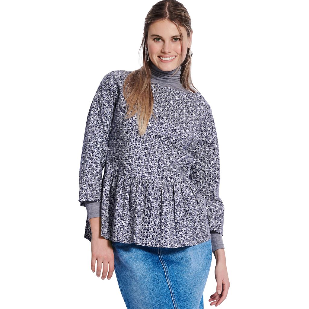 Burda Style Pattern 5856 Misses Blouse B5856 Image 3 From Patternsandplains.com