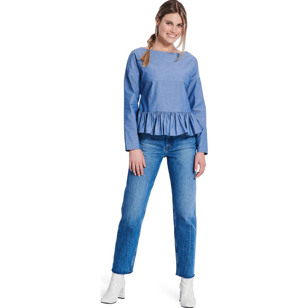 Burda Style Pattern 5856 Misses Blouse B5856 Image 7 From Patternsandplains.com