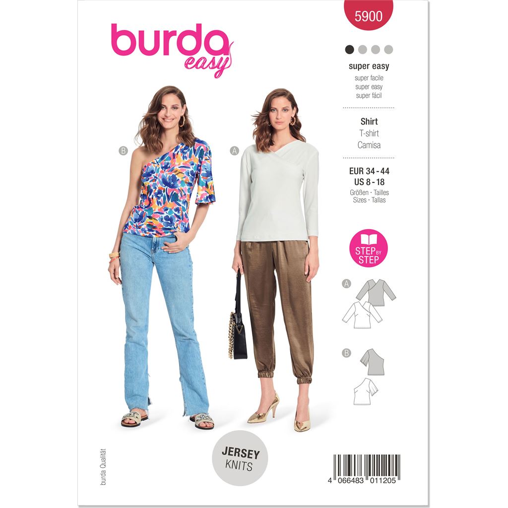 Burda Style Pattern 5900 Misses Top B5900 Image 1 From Patternsandplains.com