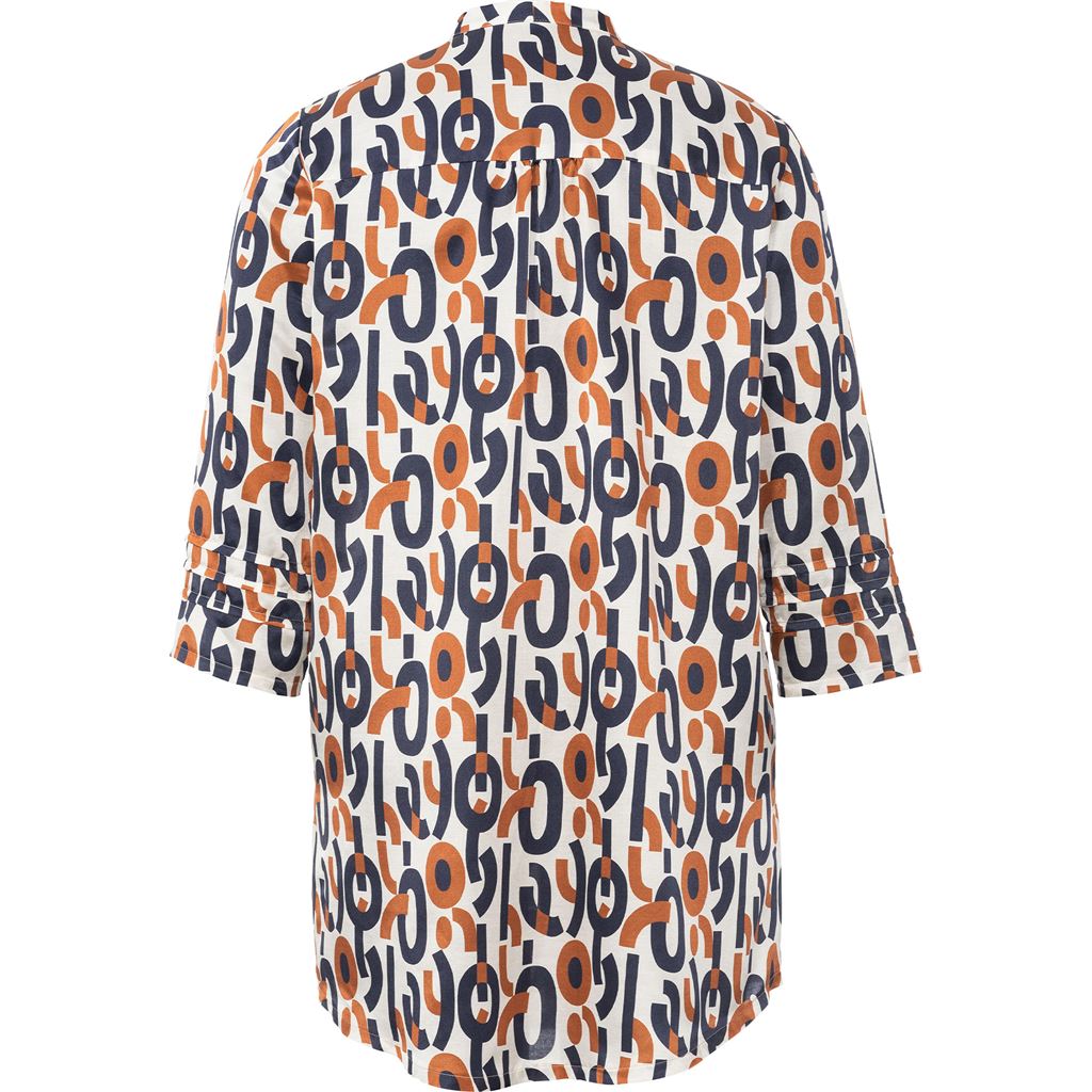 Burda Style Pattern 5965 Misses Blouse with Shoulder Yoke and Stand Collar B5965 Image 8 From Patternsandplains.com