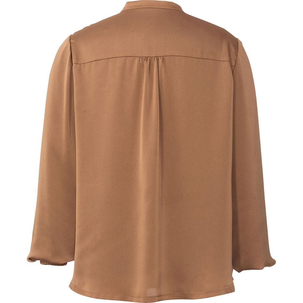 Burda Style Pattern 5965 Misses Blouse with Shoulder Yoke and Stand Collar B5965 Image 9 From Patternsandplains.com