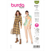 Burda Style Pattern 5971 Misses Shirt Dress and Blouse with Cuffed Sleeves B5971 Image 1 From Patternsandplains.com