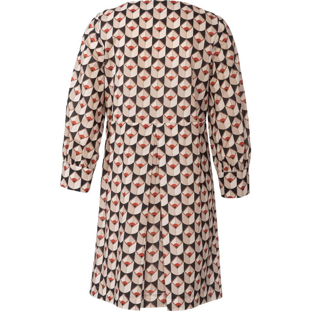 Burda Style Pattern 5975 Misses Dress with Scoop Neckline and Sleeve Bands B5975 Image 10 From Patternsandplains.com